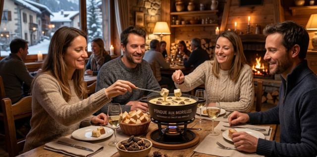 fondue aux morilles