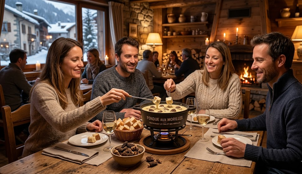 fondue aux morilles