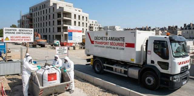 Transport de déchets amiante
